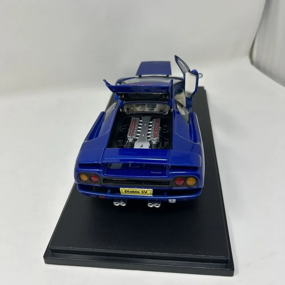 Welly 1/18 Lamborghini Diablo SV Blue Diecast / Missing Driver Door